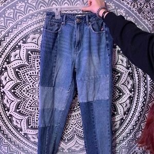Pacsun Patchwork Mom jeans
